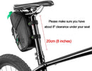 UPF-C7-1 Bike Saddle Bag with Water Bottle Pouch Waterproof