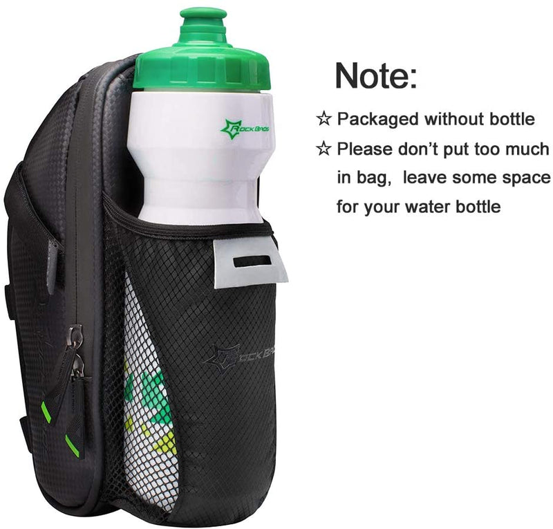 UPF-C7-1 Bike Saddle Bag with Water Bottle Pouch Waterproof